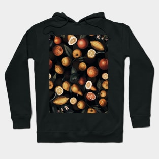 Vintage Fruit Pattern XXV - Night Hoodie